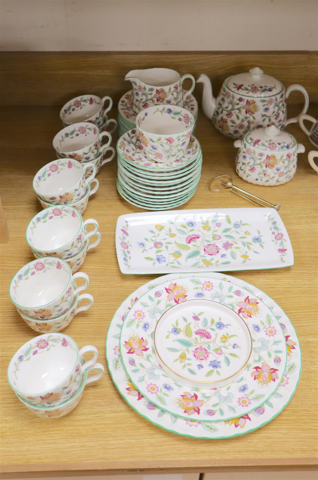 A Minton Haddon Hall tea service